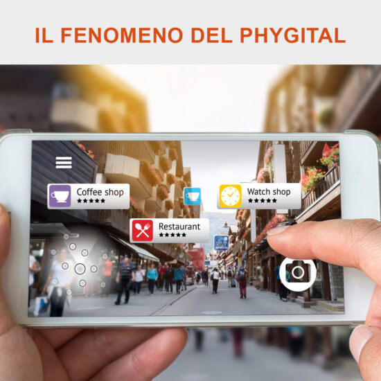 Il phygital - pubblicitaria e di marketing